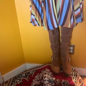 Michael Michael Kors, suede boots, owned.